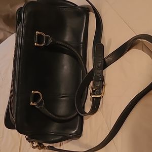 Coach !! Black leather handbag 👜